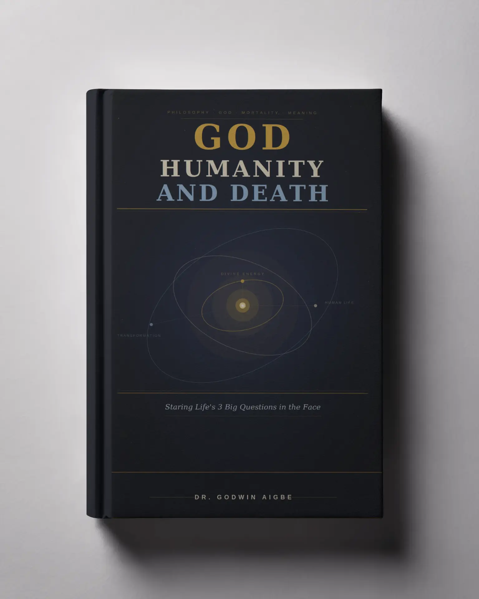 Front cover of GOD, HUMANITY, AND DEATH by Dr Godwin Aigbe